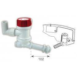 RULE 800 kalteva ilmastuspumppu 12 V 50,47 l/min 2