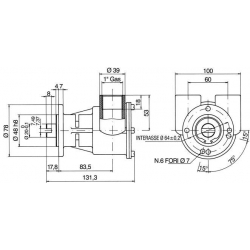 ANCOR ST146 självsugande pump för motorkylning 2