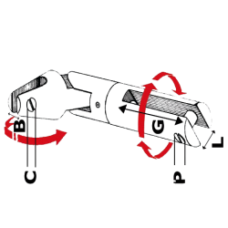 Draaibare ankerbevestiging in roestvrij staal AISI 316 - Osculati 2