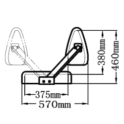 Reverso tvåsitsig förarsäte 2