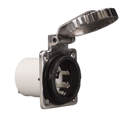 Watertight plug 16A in stainless steel 220V - Marinco