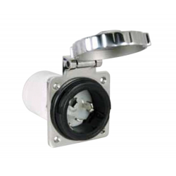 Stainless steel watertight plug 50A 125/250 V - Marinco