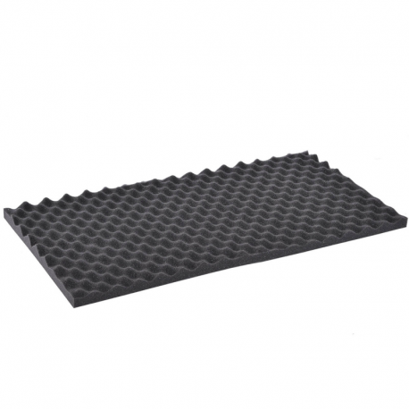 Fire resistant embossed soundproofing material according to UL94-HF1