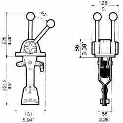 B101 Dubbelspakskontrollbox - Ultraflex 2