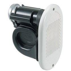 12V White Electropneumatic Built-in Horn - Marco