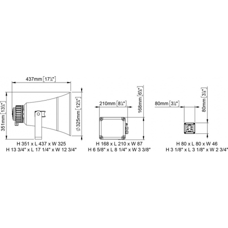 Tromba elettronica omologata RINA 24 V e 4 A - Marco