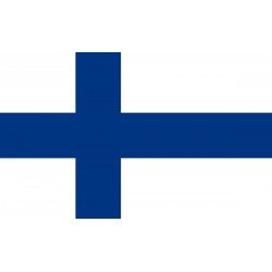 Finland flag in 100% polyester stamina fabric
