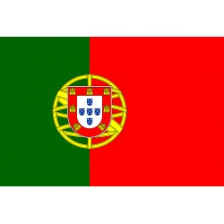 Portugal flag in 100 % polyester stamina fabric