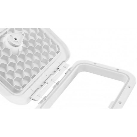 Inspectiedeur met loopdeur met 180° opening of volledige opening met verwijderbare deur