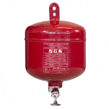 Automatic powder extinguisher for fire classes ABC