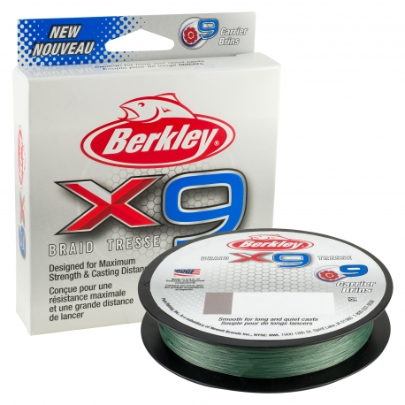 Berkley X9 Braid 0.17MM braided 300M GRN