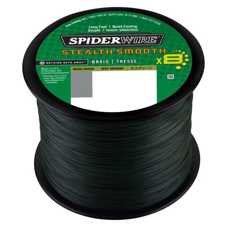 SpiderWire Stealth Smooth 8 Braid 0.23MM braided 2000M GRN