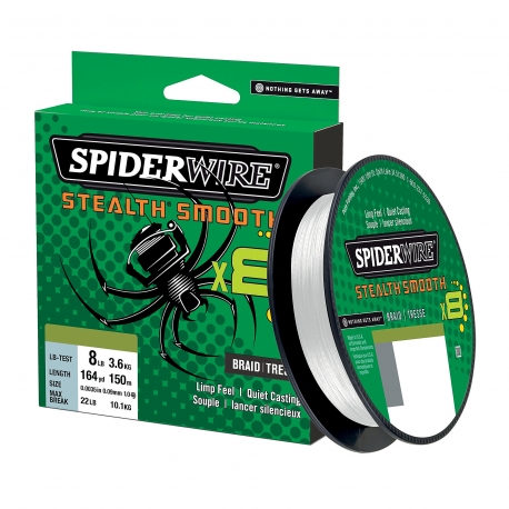 SpiderWire Stealth Smooth 8 Braid 0.11MM 150M TRNS braid