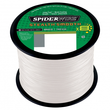 SpiderWire Stealth Smooth 8 Braid 0.39MM braided 2000M TRNS