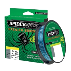 SpiderWire Stealth Smooth 8 Braid 0.33MM Braided 300M BLCAM