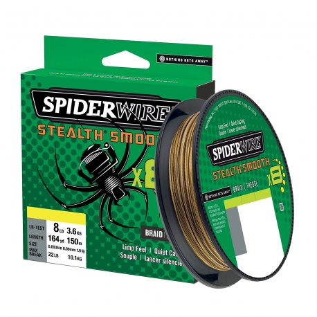 SpiderWire Stealth Smooth 8 Braid 0.11MM 150M CAMO Braid