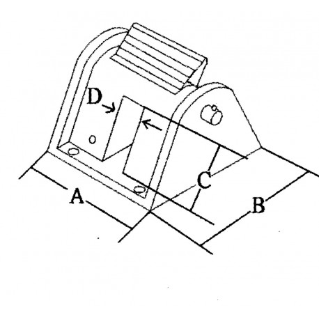 Chain block for winch