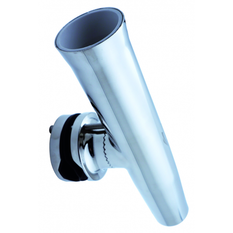 Adjustable stainless steel rod holder for pulpits from Ø 38 to 50 mm.