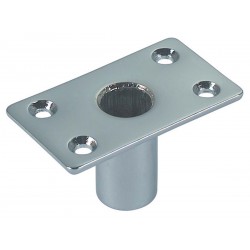 Verchroomde messing bus voor roeislot Ø 14