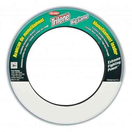 Berkley Trilene 0.76MM Big Game Mono Leaders 50M CLR