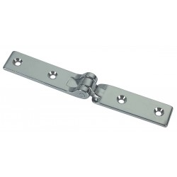 Chromed brass hinge for ladders