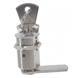 Täydellinen sylinteri avaimella, kokonaan kromattua messinkiä