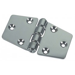 Mycket robust gångjärn i förkromad mässingspressgjuten mässing