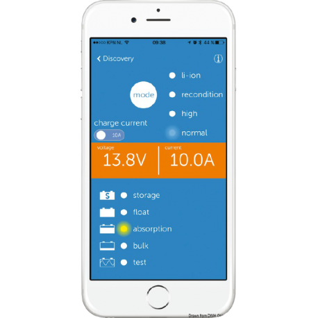 Victron Bluesmart vedenpitävä akkulaturi Bluetooth-yhteydellä - IP65