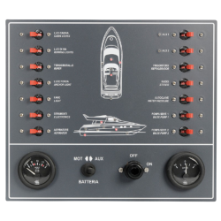 Electric panel with 14 utilities