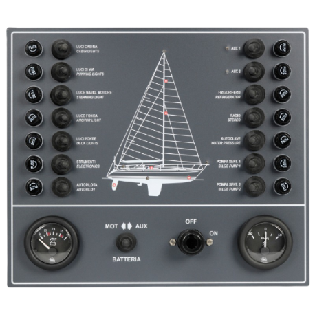 Sähköpaneeli 14 käyttäjälle