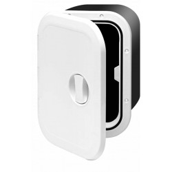 Deur met beloopbare containeropening 180° of met uitneembare deur