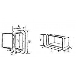 Deur met beloopbare containeropening 180° of met uitneembare deur 2