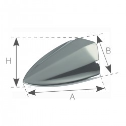 Verchroomde messing luchtinlaat 2