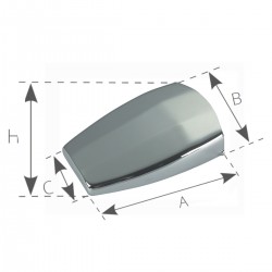 Chromed brass air intake 2