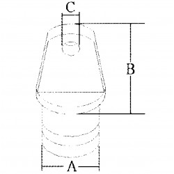 AISI 316 stainless steel male coupling 2