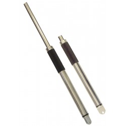 Telescopic canopy stretcher in stainless steel AISI 316