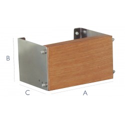 Justerbart motorfeste i rustfritt stål fra 0°–17° 2