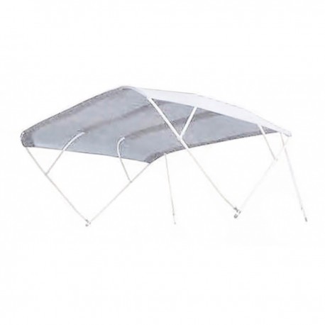 Sixty Tessilmare canopy sun shade 4 arches white color