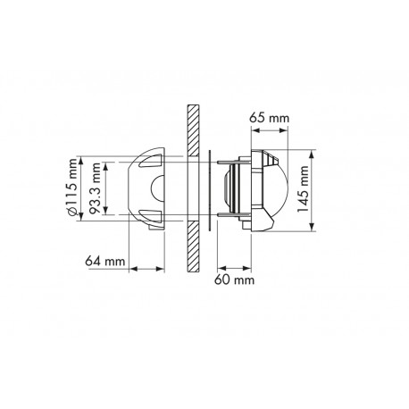 Plastimo Offshore 130 Zwart Kompas