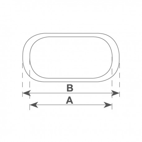 Semi-elliptical opening skylight in anodized light alloy