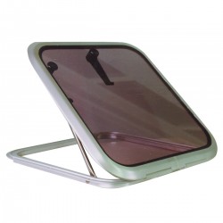 Profile manhole in anodized light alloy