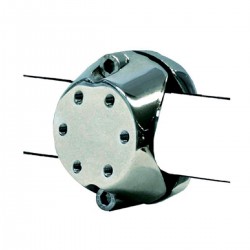 Klemmestøtte i rustfritt stål AISI 316 for feste av tilbehør på prekestoler eller veltebøyler 2