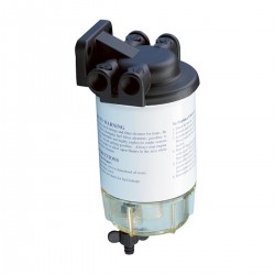 10 MICRON water-/brandstofafscheiderfilter compleet met tank en ontluchter