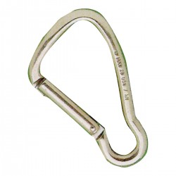 AISI 316 stainless steel carabiner - Key-Lock closure