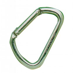 Asymmetrisk karabinkrok i rustfritt stål AISI 316