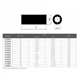 Universele serie messing bus 2
