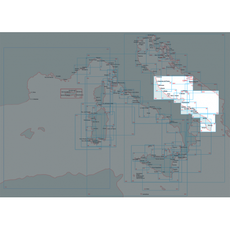 Nautical chart - Central and southern Adriatic Sea