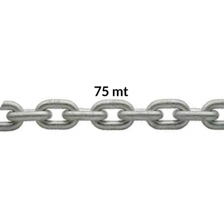 Galvanized chain calibrated 75mt