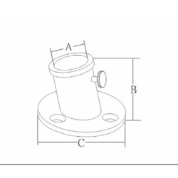 Bordstativ i rostfritt stål 2