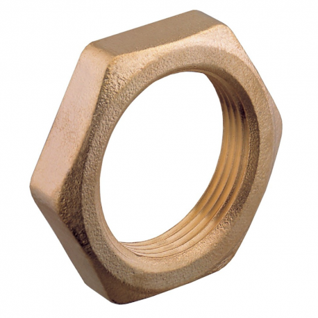 Brass nut for fittings